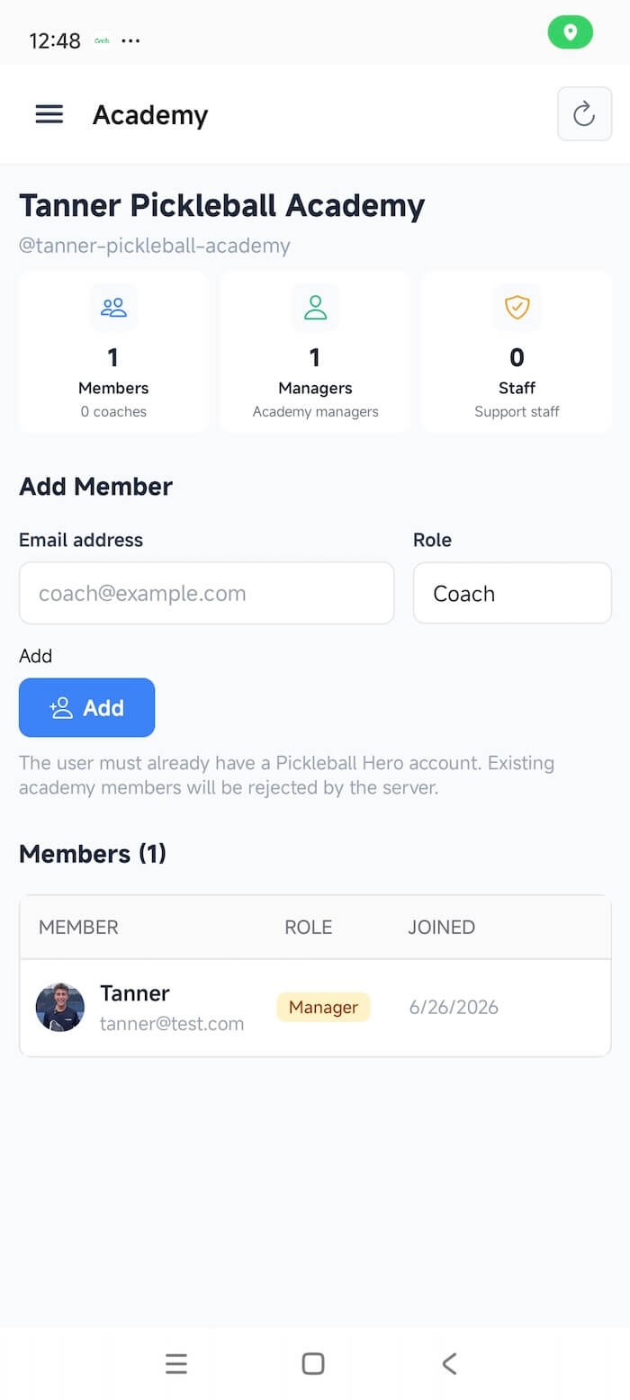 Coach Management